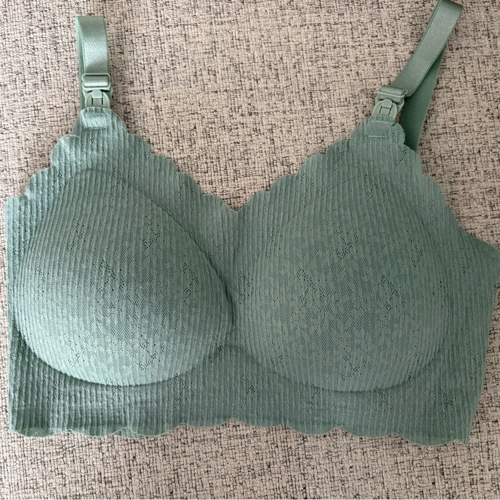 Tender Seasons Nursing Bra- Green